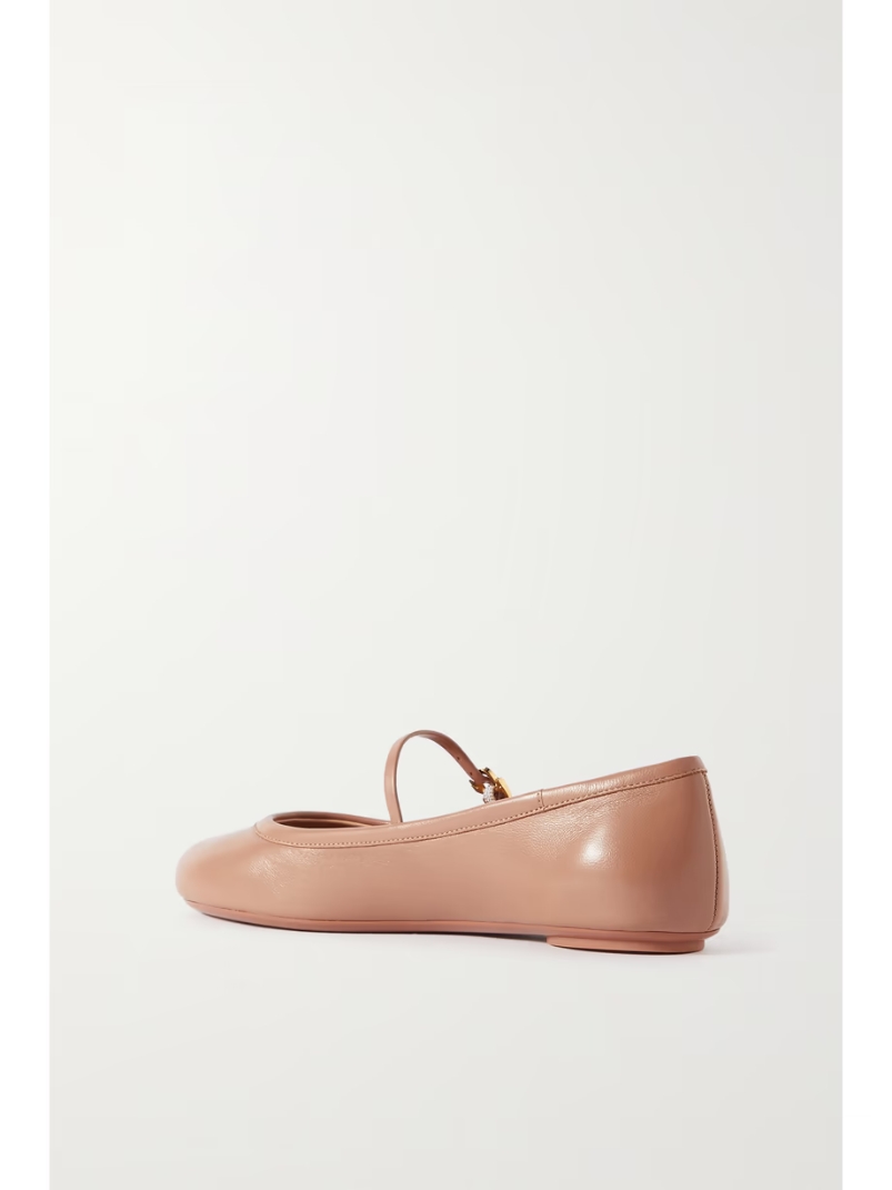 Carla leather Mary Jane ballet flats Carla leather Mary Jane ballet flats
