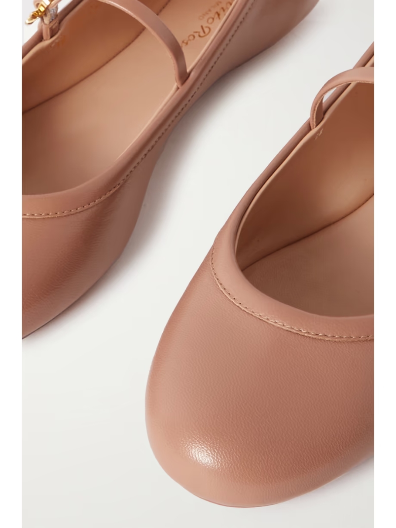 Carla leather Mary Jane ballet flats Carla leather Mary Jane ballet flats