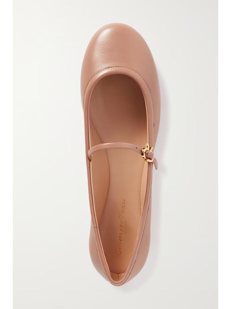 Carla leather Mary Jane ballet flats Carla leather Mary Jane ballet flats