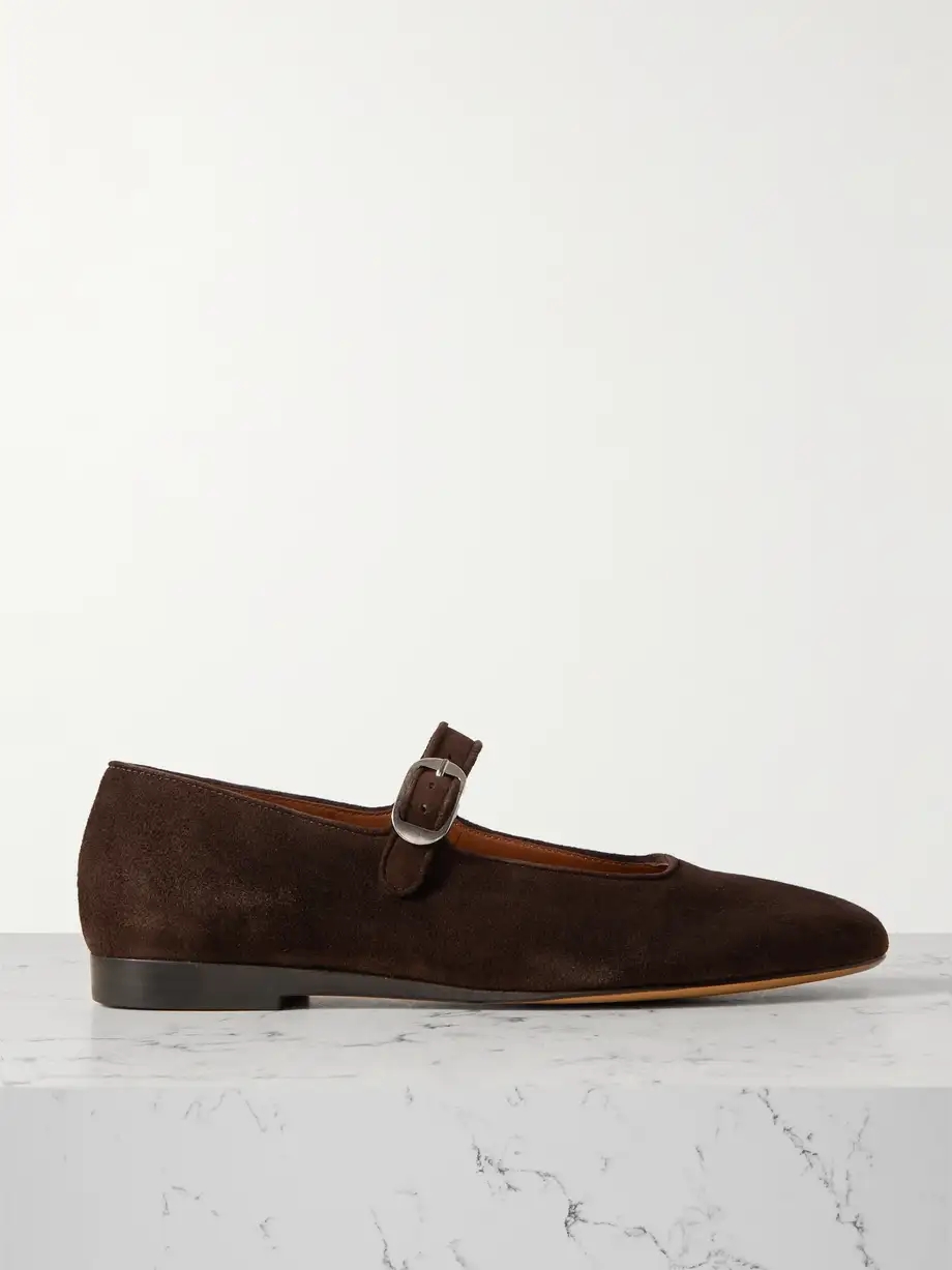Suede Mary Jane ballet flats Suede Mary Jane ballet flats