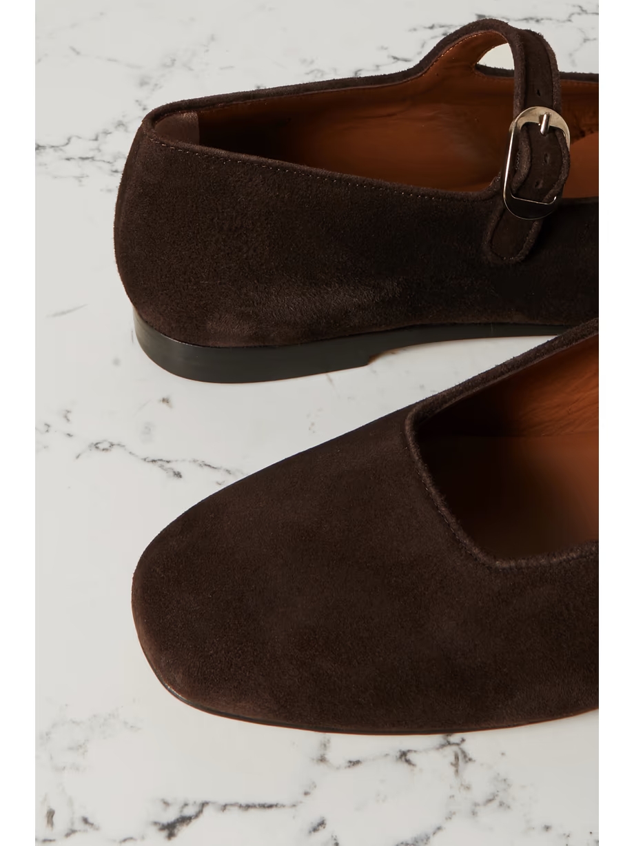 Suede Mary Jane ballet flats Suede Mary Jane ballet flats