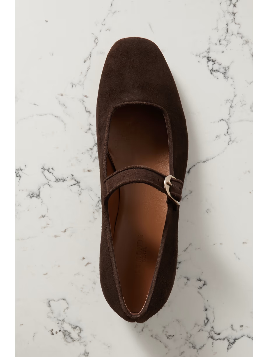 Suede Mary Jane ballet flats Suede Mary Jane ballet flats