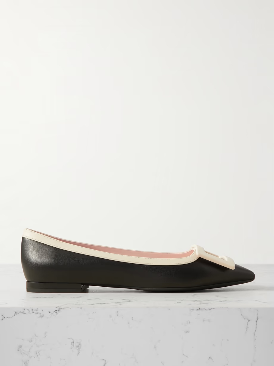 Gommettine buckled patent-leather ballet flats Gommettine buckled patent-leather ballet flats