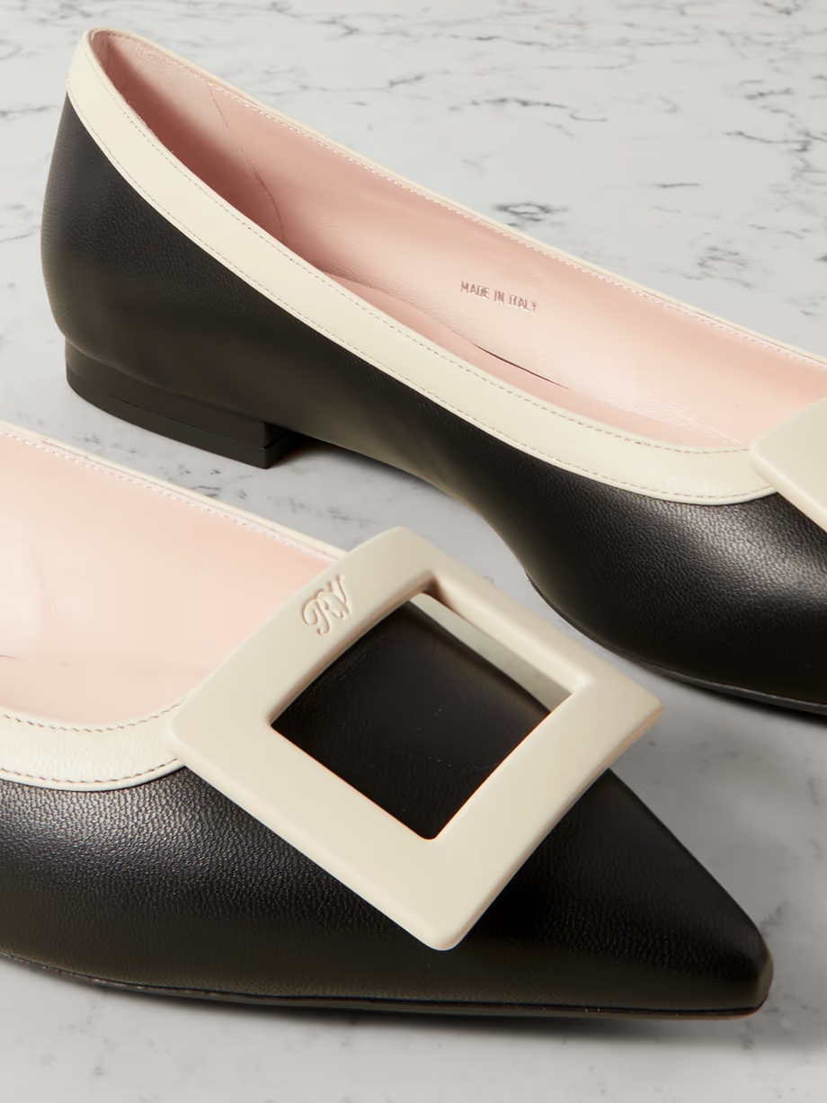 Gommettine buckled patent-leather ballet flats Gommettine buckled patent-leather ballet flats