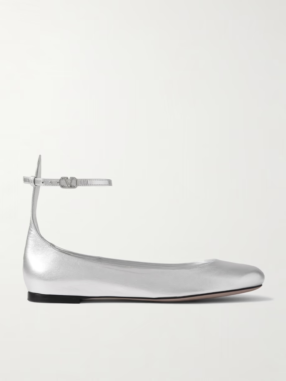 Tan-Go metallic leather ballet flats Tan-Go metallic leather ballet flats
