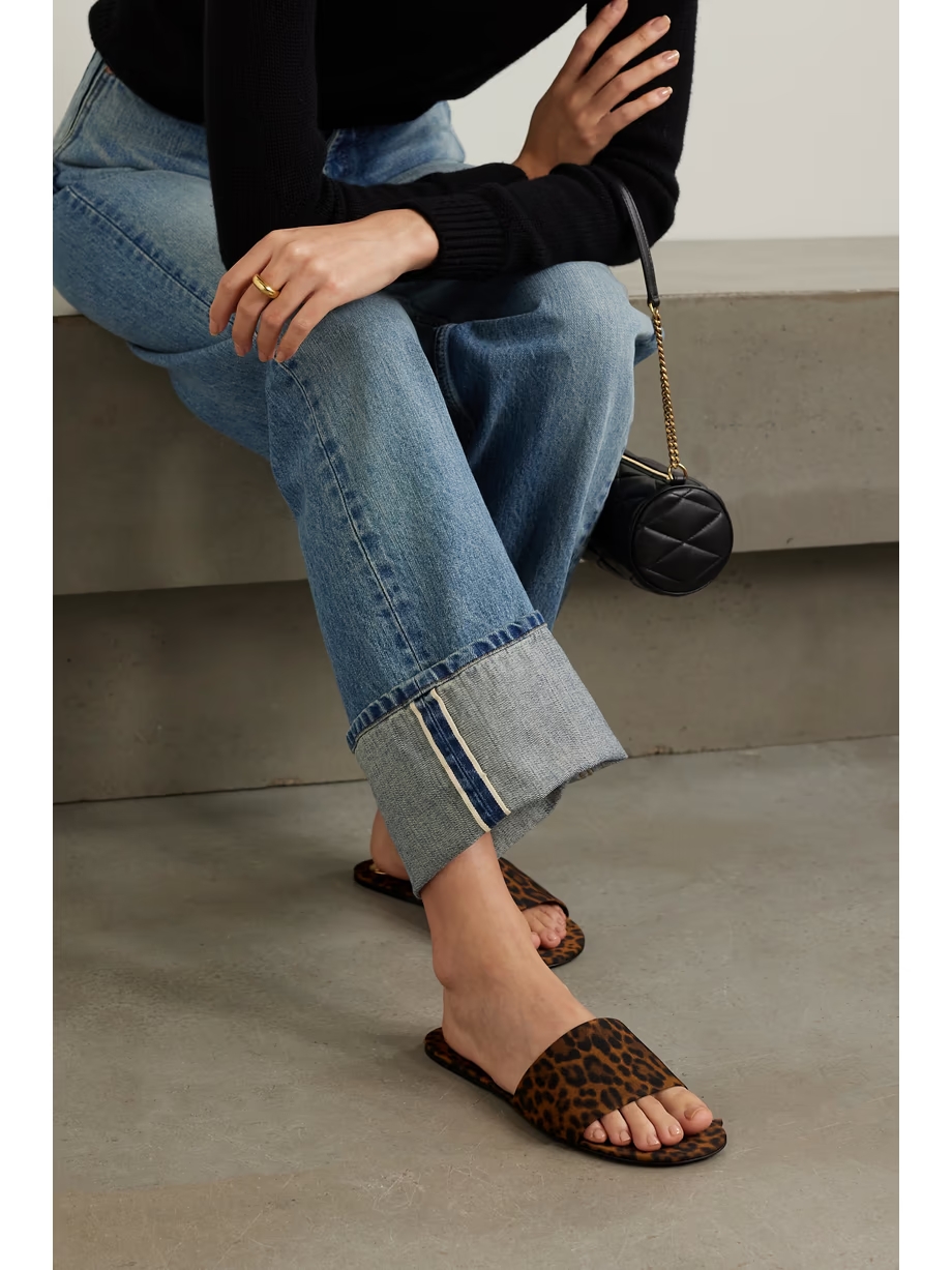 Carlyle leopard-print grosgrain sandals Carlyle leopard-print grosgrain sandals