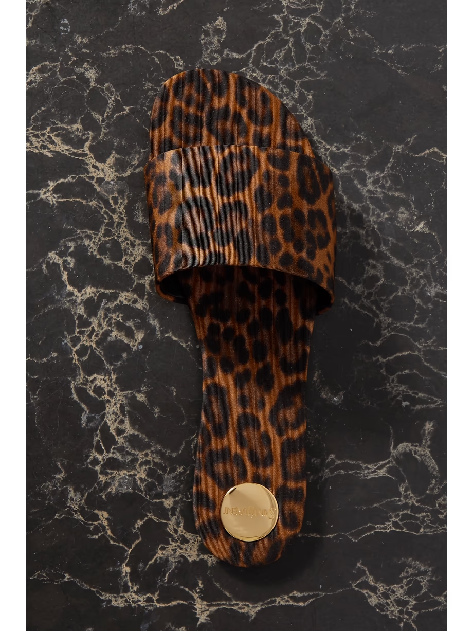 Carlyle leopard-print grosgrain sandals Carlyle leopard-print grosgrain sandals
