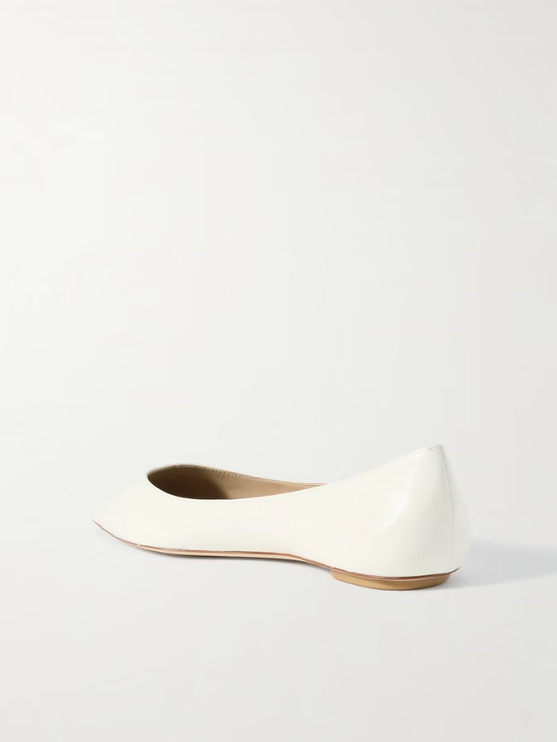 Emilia leather point-toe ballet flats Emilia leather point-toe ballet flats
