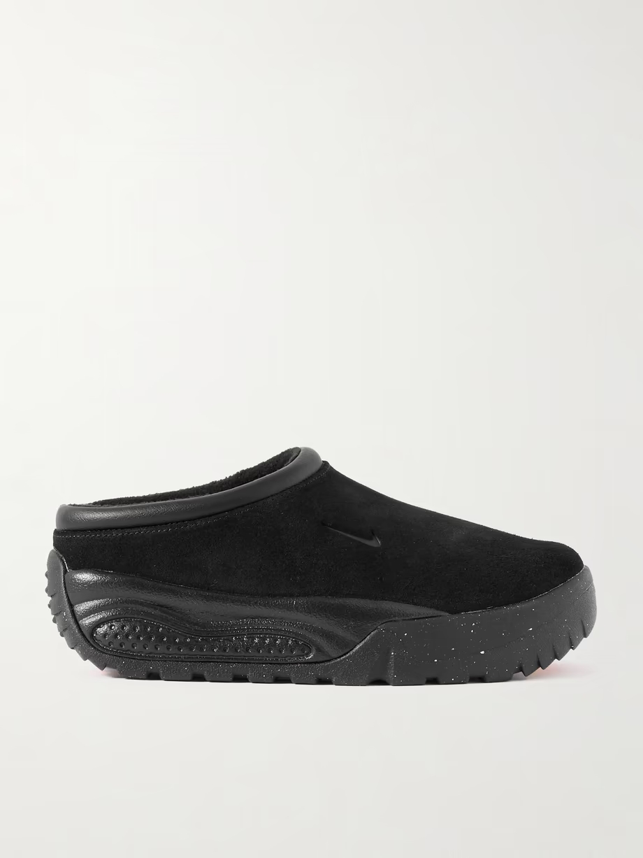 ACG Rufus leather-trimmed suede slip-on sneakers ACG Rufus leather-trimmed suede slip-on sneakers