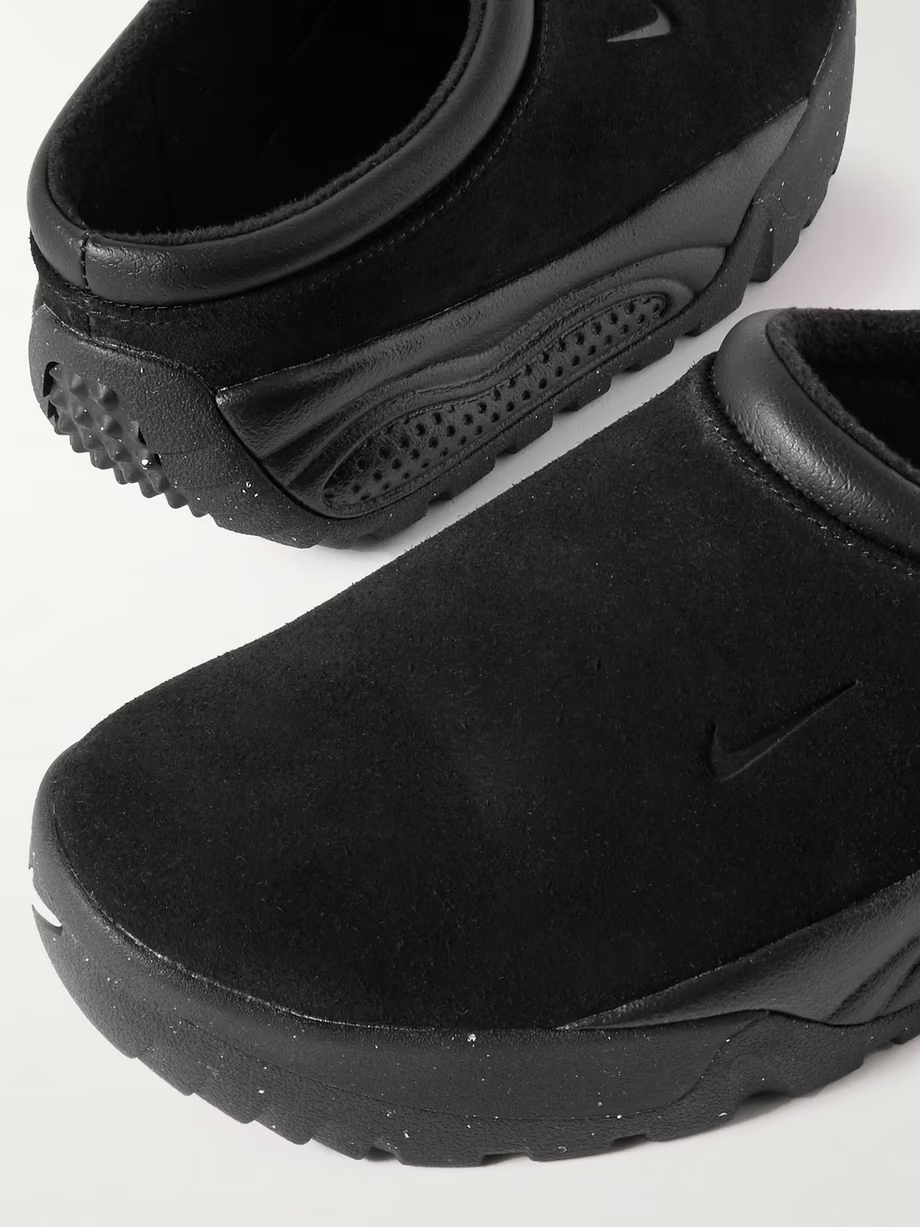 ACG Rufus leather-trimmed suede slip-on sneakers ACG Rufus leather-trimmed suede slip-on sneakers