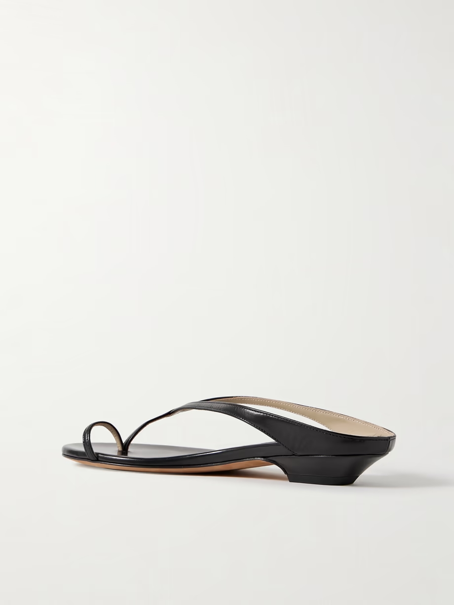 Marion leather mules Marion leather mules