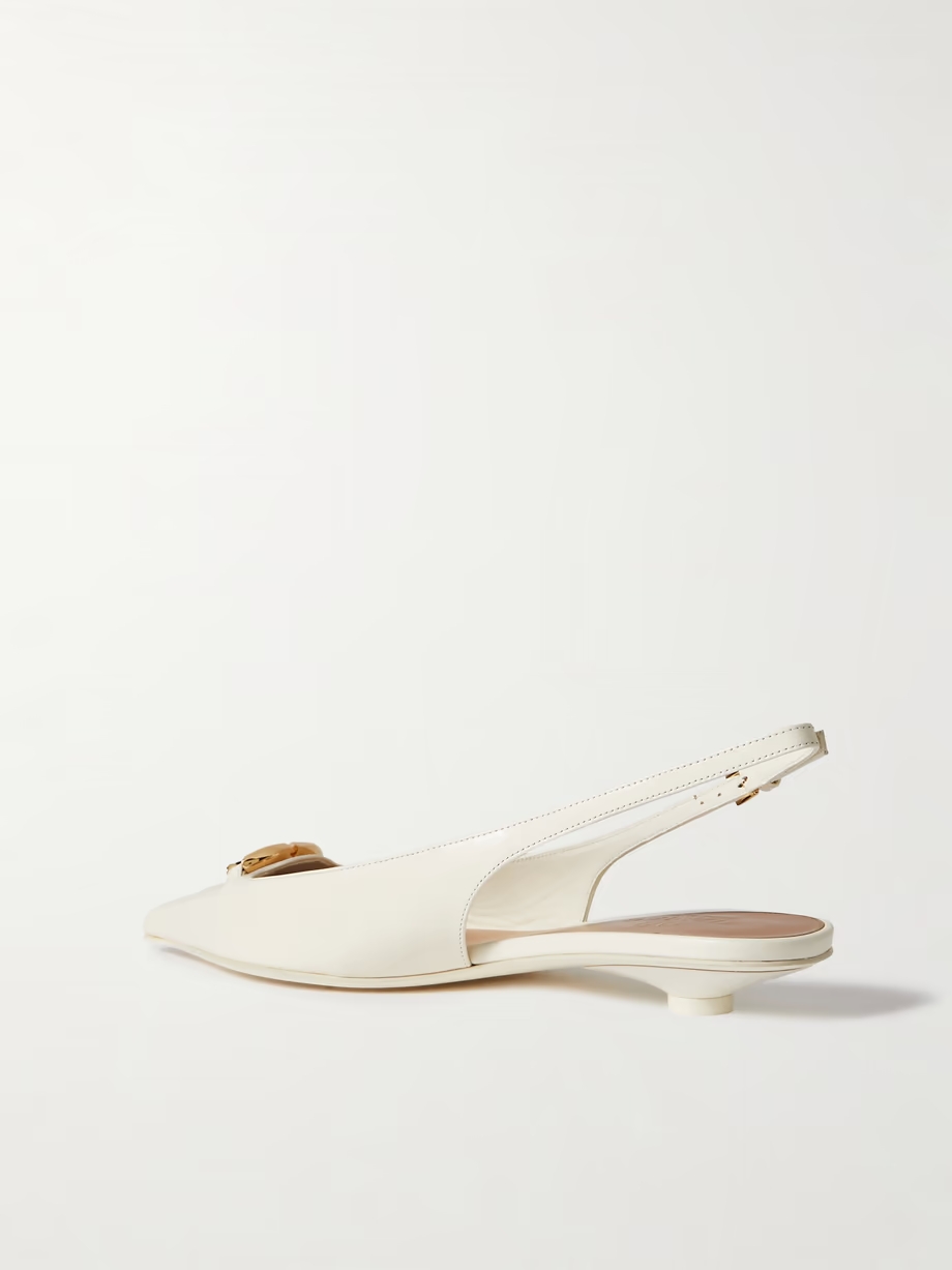 VLOGO Moon 20 embellished leather pumps VLOGO Moon 20 embellished leather pumps