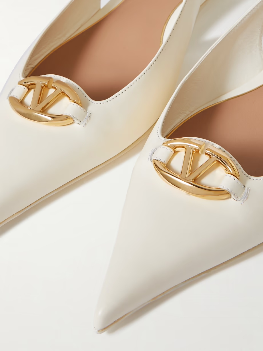 VLOGO Moon 20 embellished leather pumps VLOGO Moon 20 embellished leather pumps