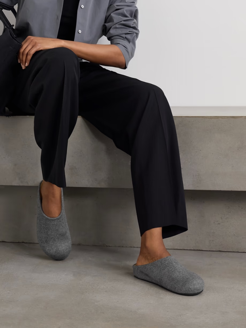 Hugo wool and cashmere-blend slippers Hugo wool and cashmere-blend slippers