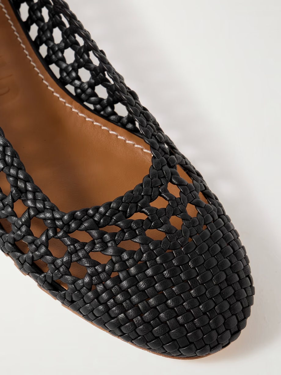 Nell woven leather ballet flats Nell woven leather ballet flats