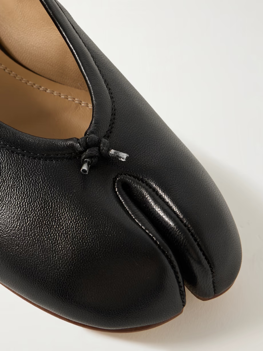 Tabi split-toe leather ballet flats Tabi split-toe leather ballet flats
