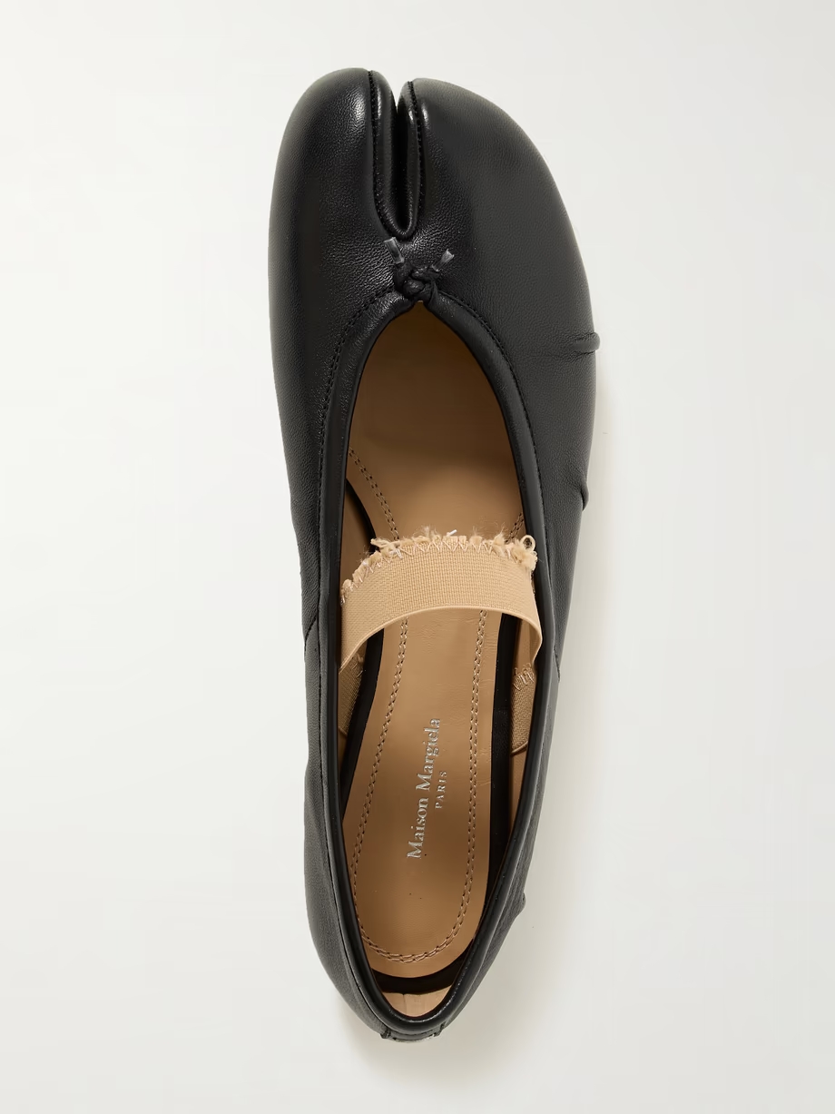 Tabi split-toe leather ballet flats Tabi split-toe leather ballet flats