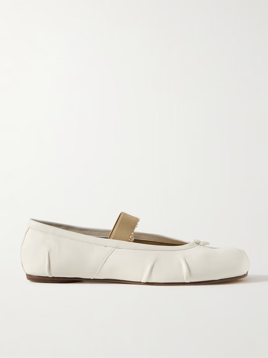 Tabi split-toe leather ballet flats Tabi split-toe leather ballet flats
