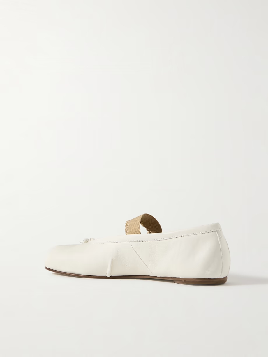 Tabi split-toe leather ballet flats Tabi split-toe leather ballet flats