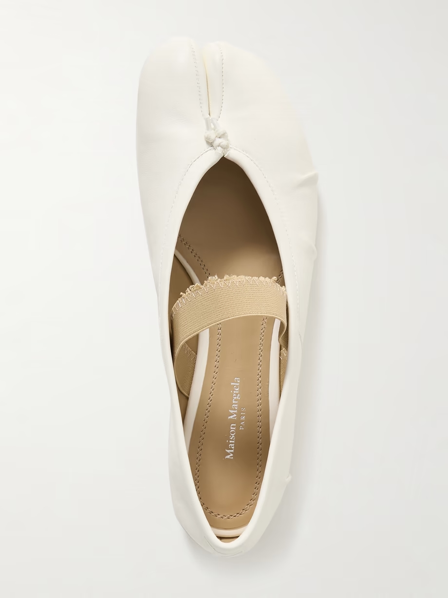 Tabi split-toe leather ballet flats Tabi split-toe leather ballet flats