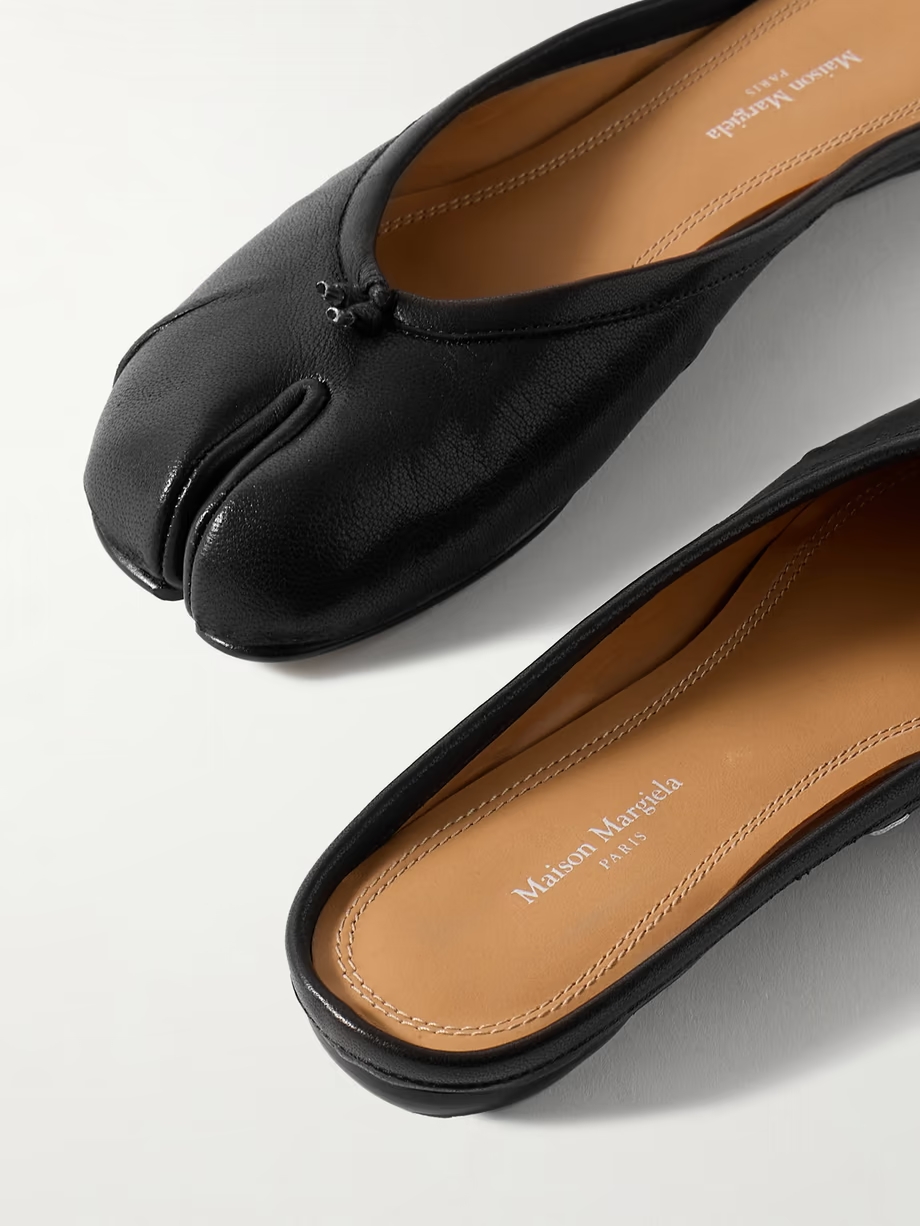 Tabi split-toe leather slippers Tabi split-toe leather slippers