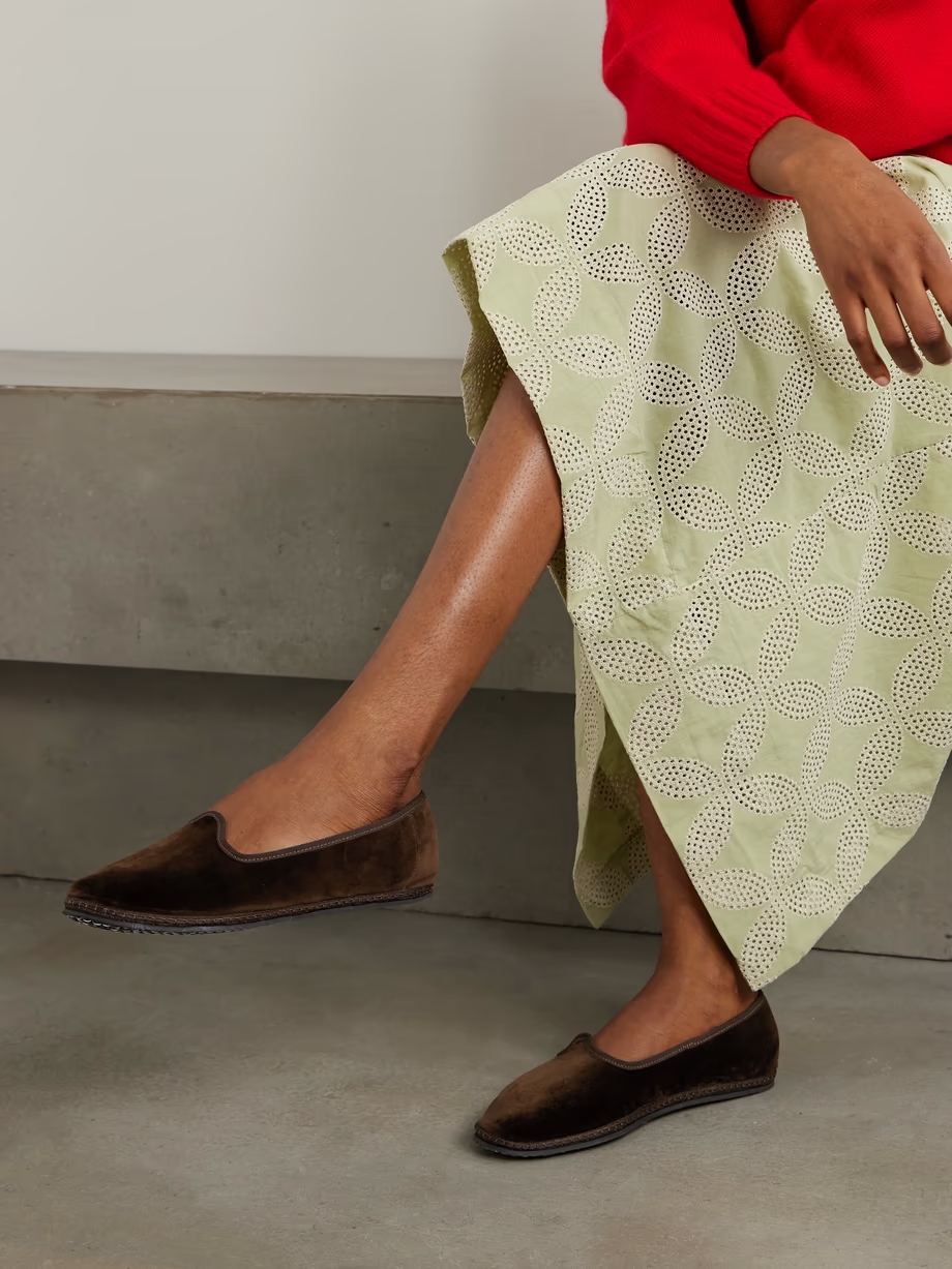Velvet slippers Velvet slippers