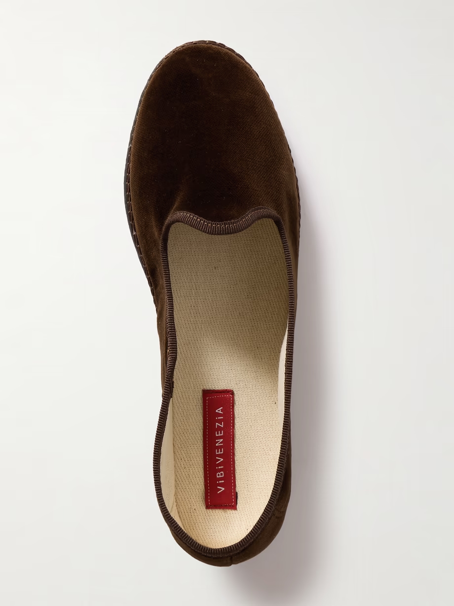 Velvet slippers Velvet slippers