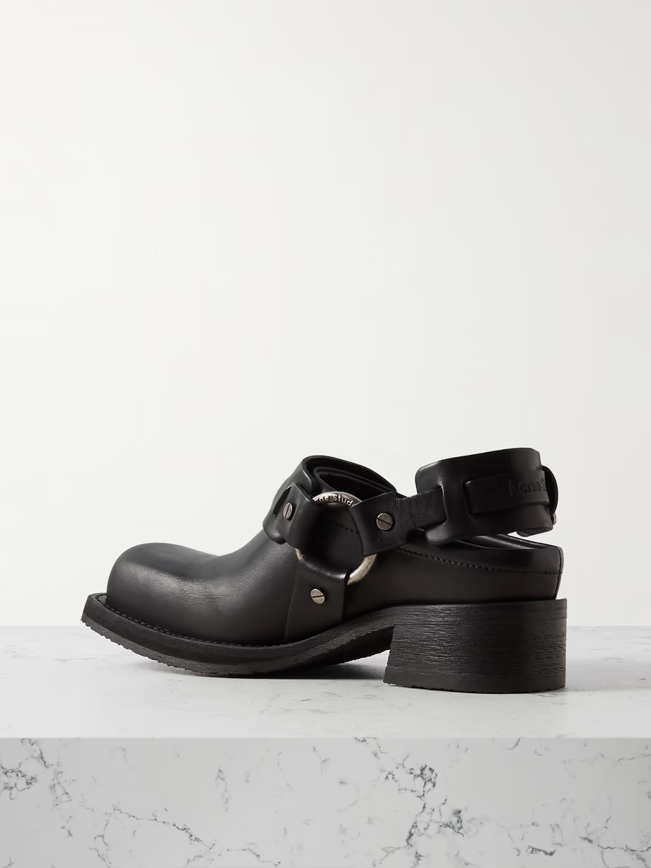 Balius leather mules Balius leather mules