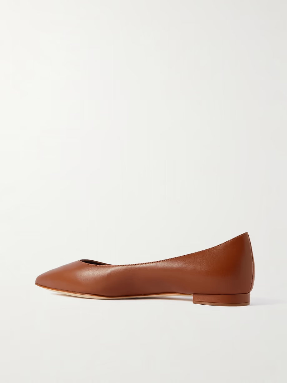 Kietta leather point-toe flats Kietta leather point-toe flats