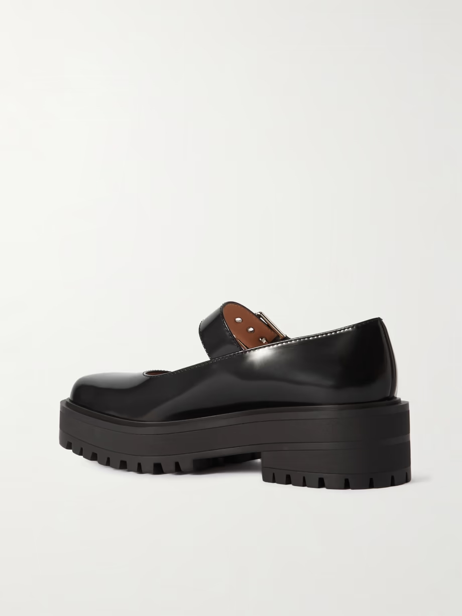 Leather Mary Jane ballet flats Leather Mary Jane ballet flats