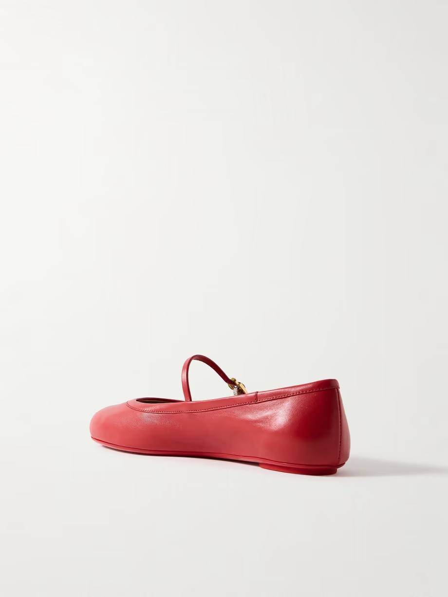 Carla leather Mary Jane ballet flats Carla leather Mary Jane ballet flats