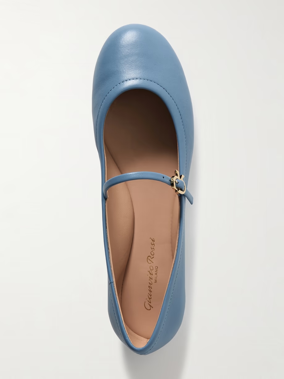 Carla leather Mary Jane ballet flats Carla leather Mary Jane ballet flats
