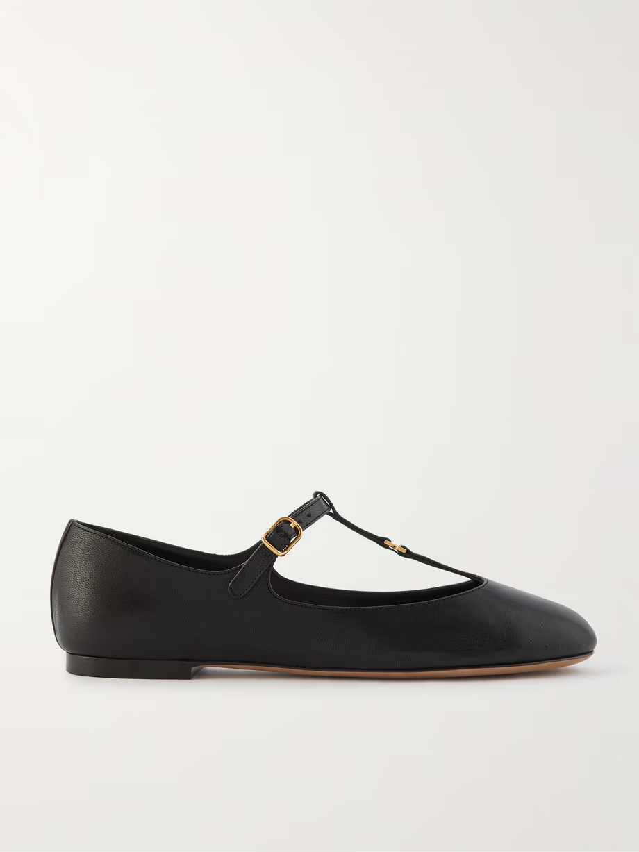 Marcie embellished leather ballet flats Marcie embellished leather ballet flats