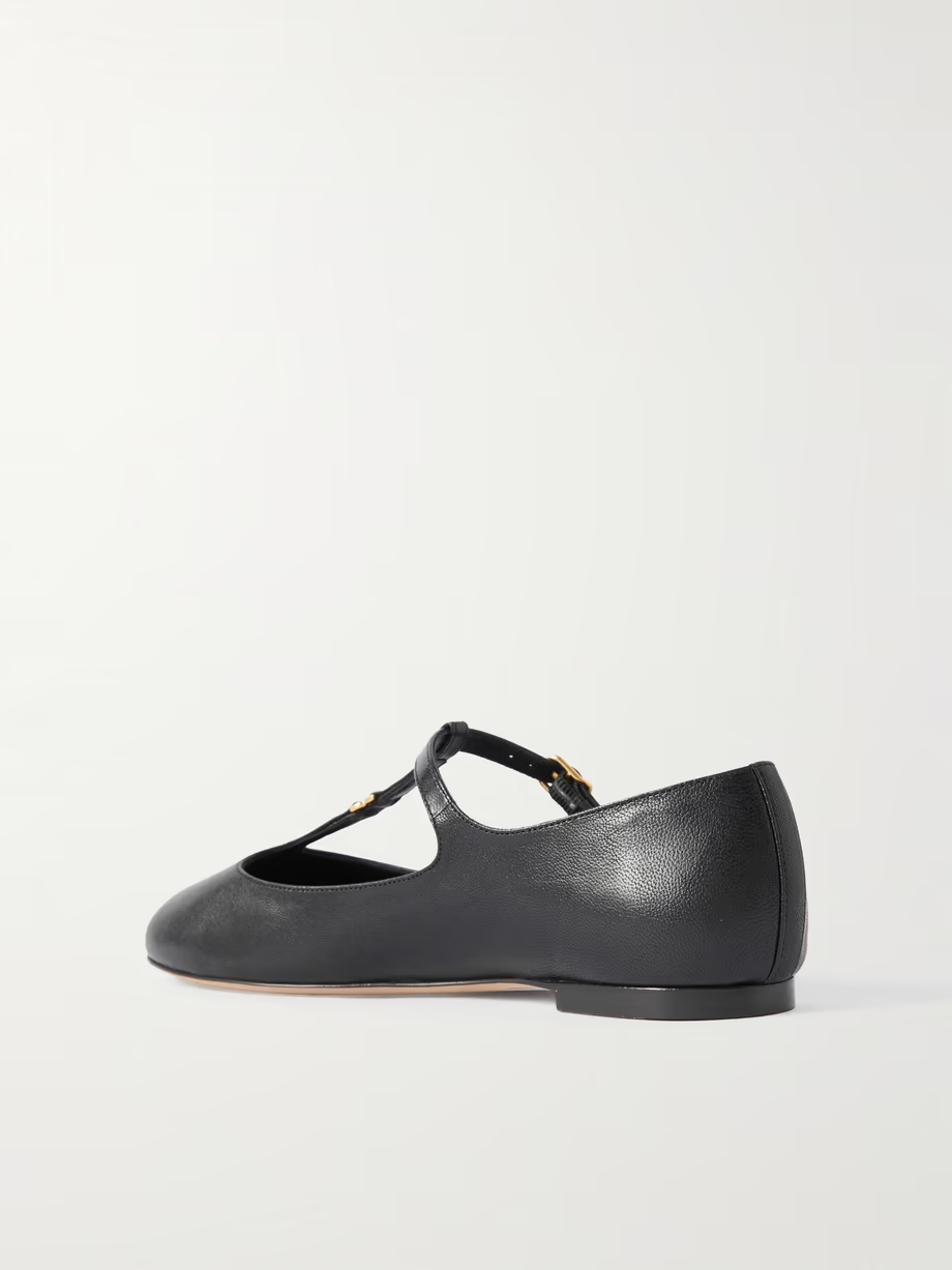 Marcie embellished leather ballet flats Marcie embellished leather ballet flats
