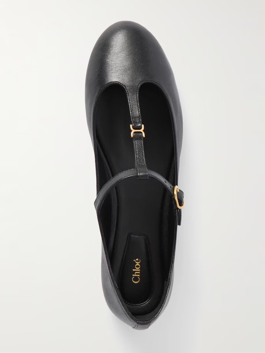 Marcie embellished leather ballet flats Marcie embellished leather ballet flats