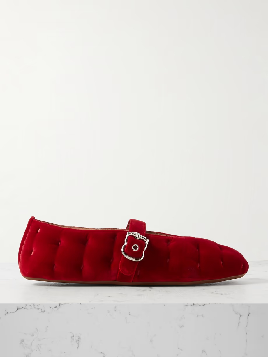 Ballerina velvet ballet flats Ballerina velvet ballet flats