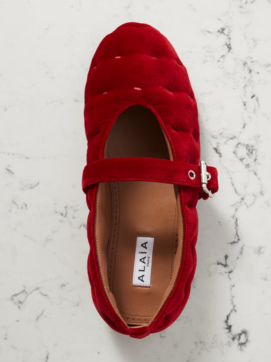 Ballerina velvet ballet flats Ballerina velvet ballet flats