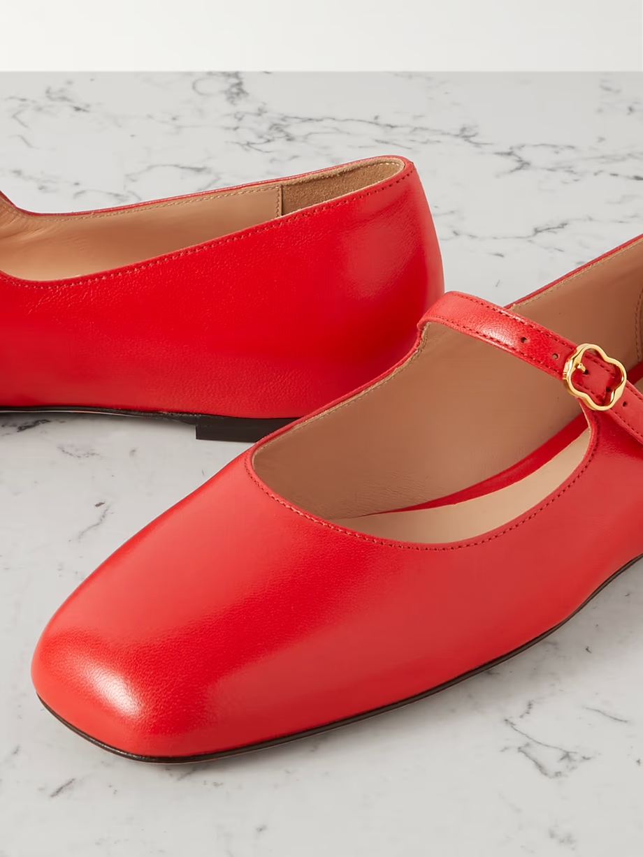 Banya leather Mary Jane ballet flats Banya leather Mary Jane ballet flats
