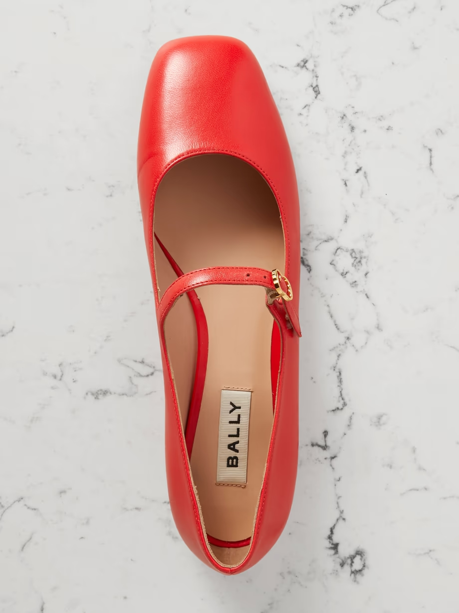 Banya leather Mary Jane ballet flats Banya leather Mary Jane ballet flats