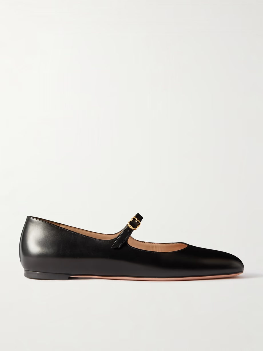 Banya leather Mary Jane ballet flats Banya leather Mary Jane ballet flats