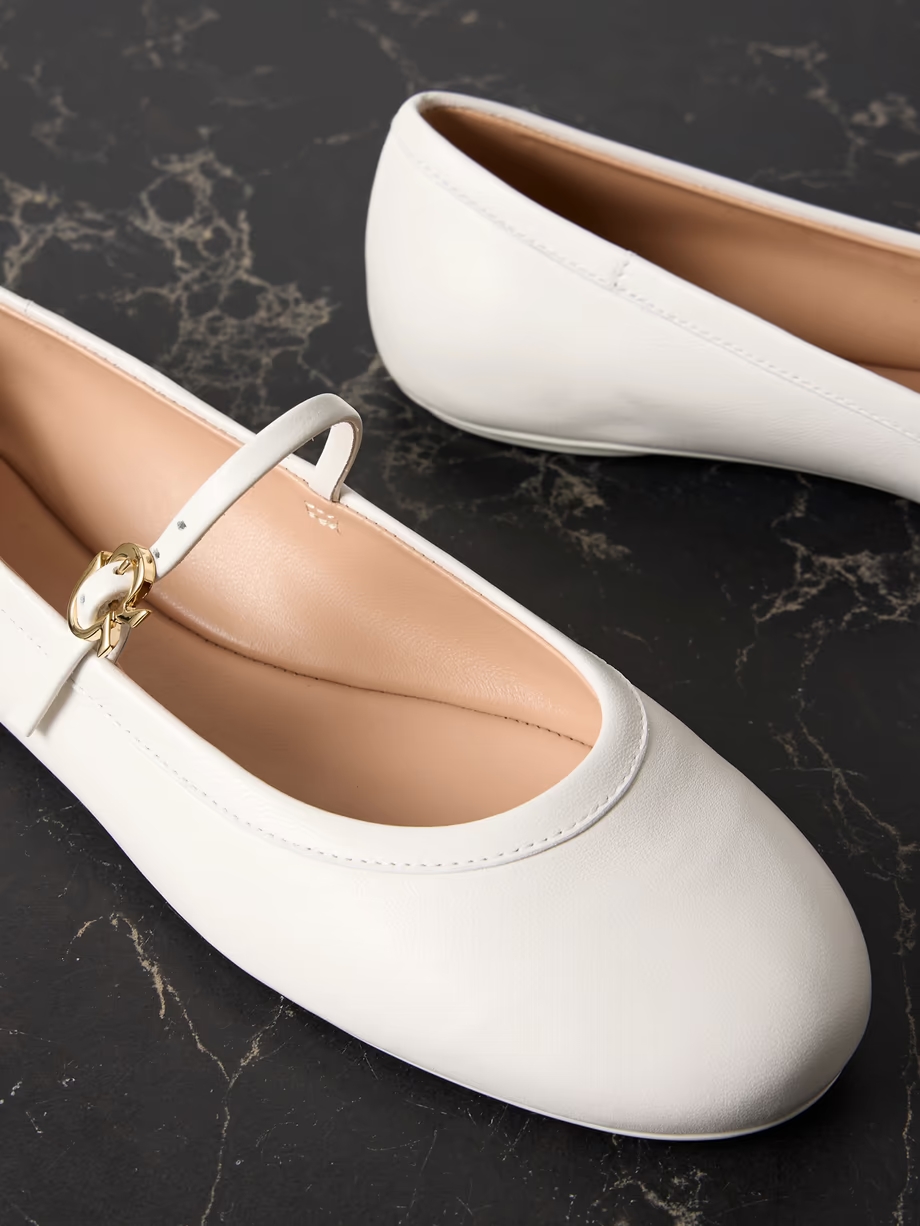 Carla leather Mary Jane ballet flats Carla leather Mary Jane ballet flats