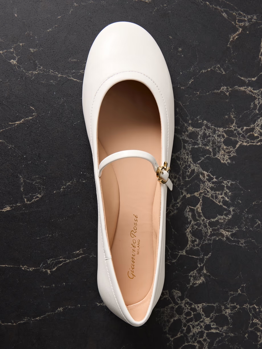 Carla leather Mary Jane ballet flats Carla leather Mary Jane ballet flats