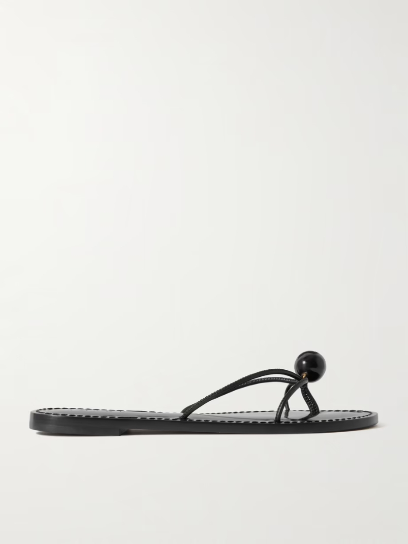 The Malawi embellished leather sandals The Malawi embellished leather sandals