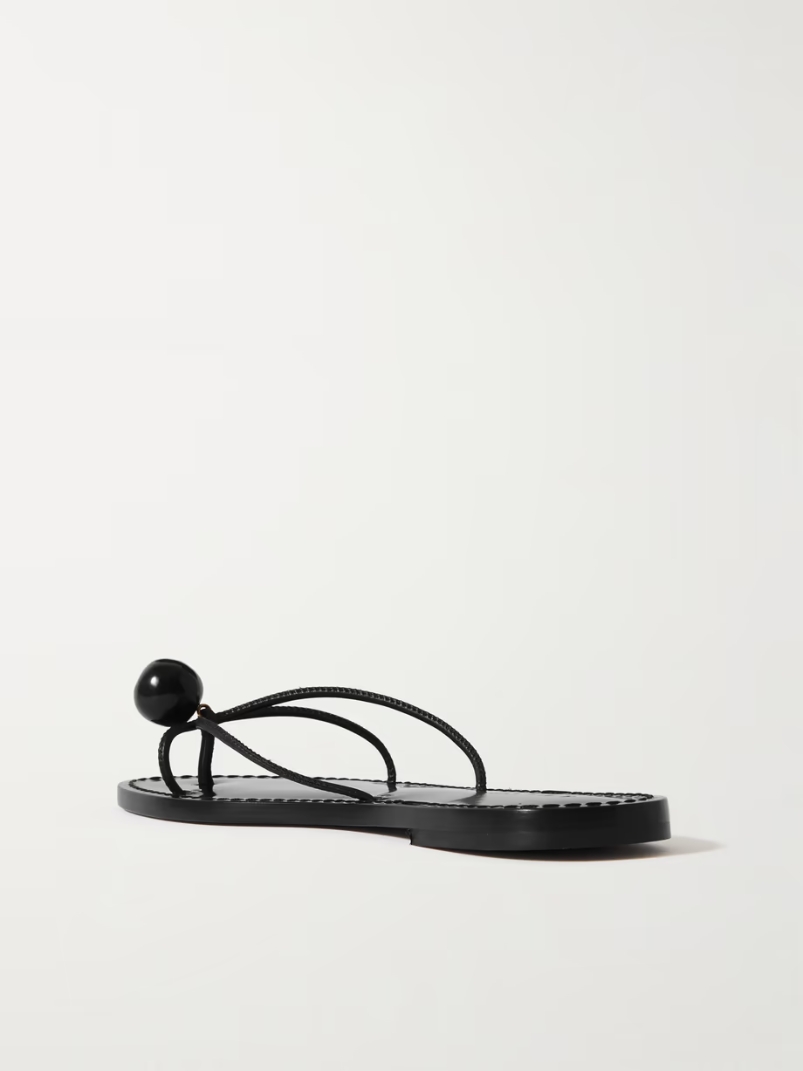 The Malawi embellished leather sandals The Malawi embellished leather sandals