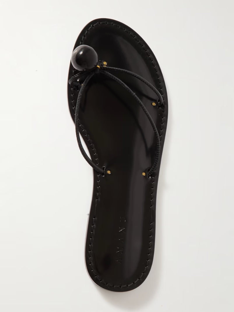 The Malawi embellished leather sandals The Malawi embellished leather sandals