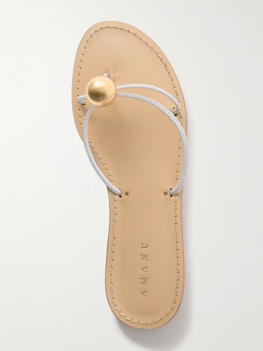 The Malawi embellished leather sandals The Malawi embellished leather sandals