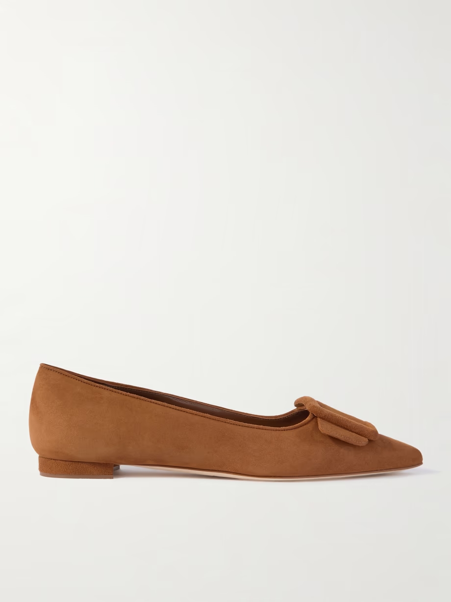 Maysale suede point-toe flats Maysale suede point-toe flats