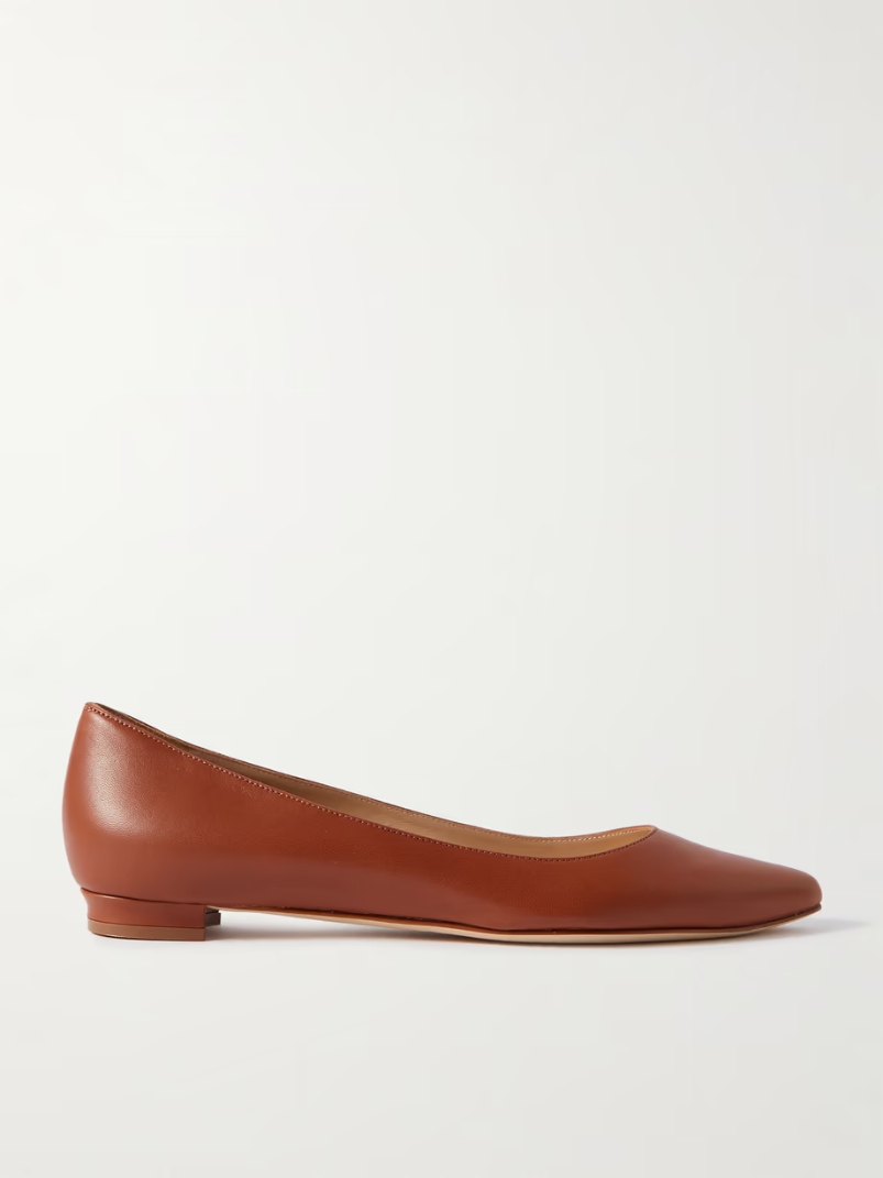 BB 10 leather point-toe flats BB 10 leather point-toe flats
