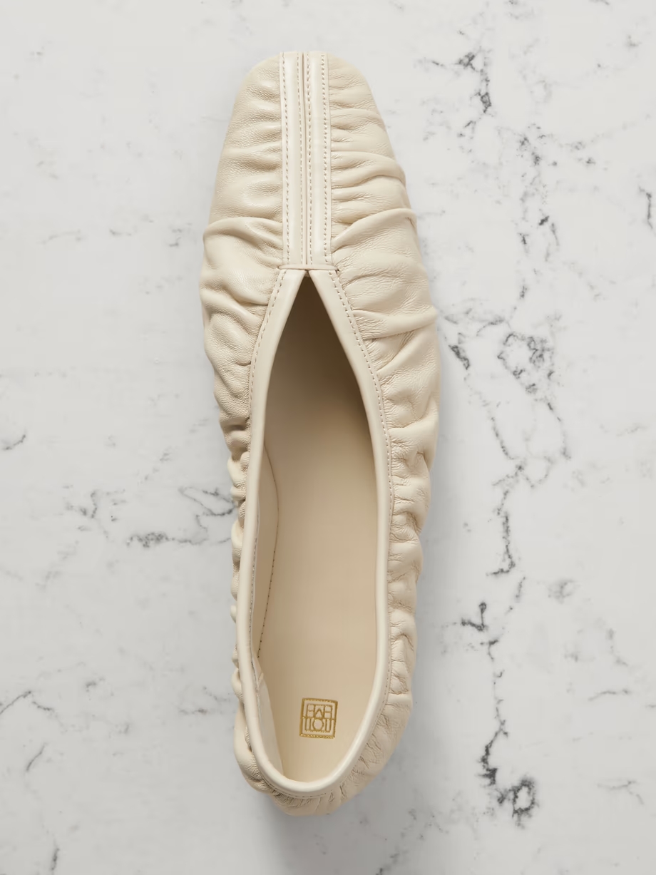 The Gathered leather ballet flats The Gathered leather ballet flats