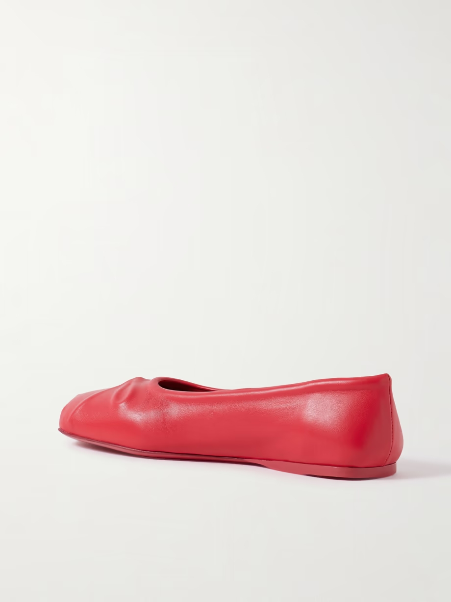 Embossed leather ballet flats Embossed leather ballet flats